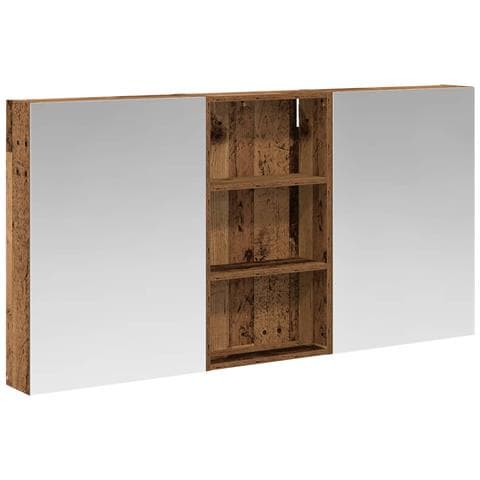Set di Armadi da Bagno con lo scaffale 3 pcs 140 x 14,5 x 70 cm - Foto 1
