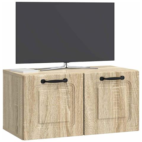 Mobile Porta TV da Muro Rovere Sonoma 59,5 x 31 x 30 cm - Foto 2