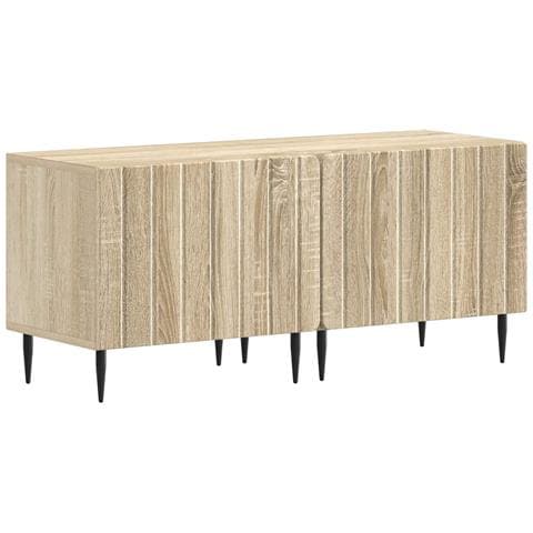 Mobile TV LED a 5 pezzi Rovere Sonoma Legno ingegnerizzato - Foto 2