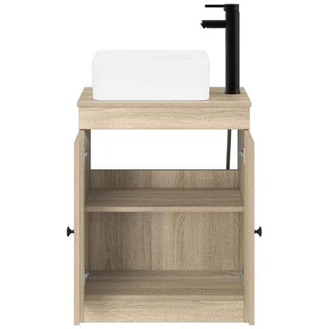 Set di mobili per il bagno Rovere Sonoma Legno ingegnerizzato - Foto 10