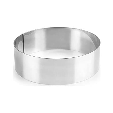 68610 - Cerchietto rotondo Vacherin 10x6cm in acciaio inox. - Foto 1
