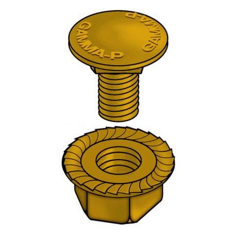 03v1m610z - Sistema Supporto-bullone + Dado M6x10 Z - Foto 2