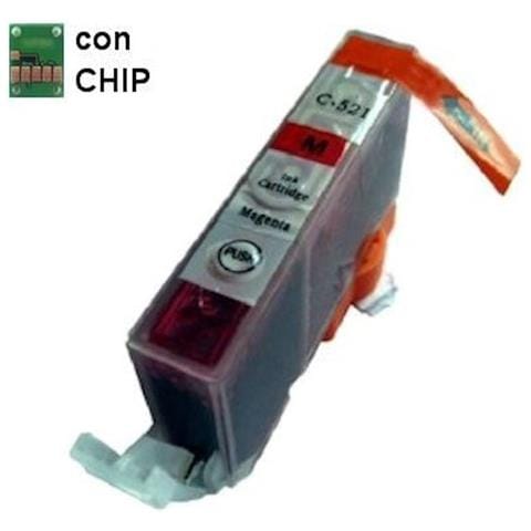 Cartuccia Compatibile Canon Cli-521 Magenta Con Chip - Foto 2