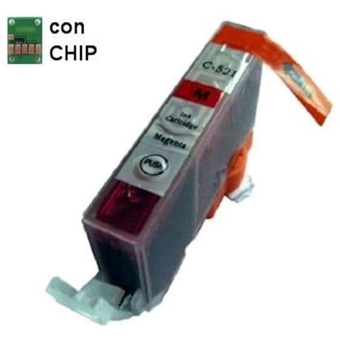 Cartuccia Compatibile Canon Cli-521 Magenta Con Chip - Foto 1