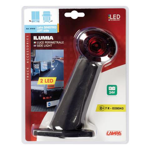 Luce Ingombro Diritta Sx 24v Corpo In Pvc - Foto 2
