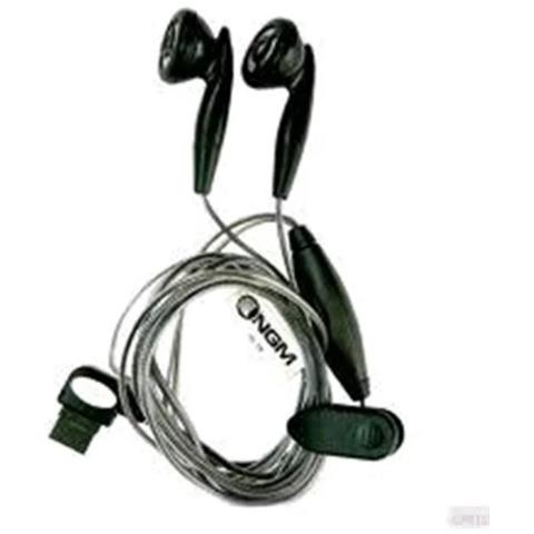 Auricolare Stereo 2.5mm con Cavi Colore Nero - Foto 2