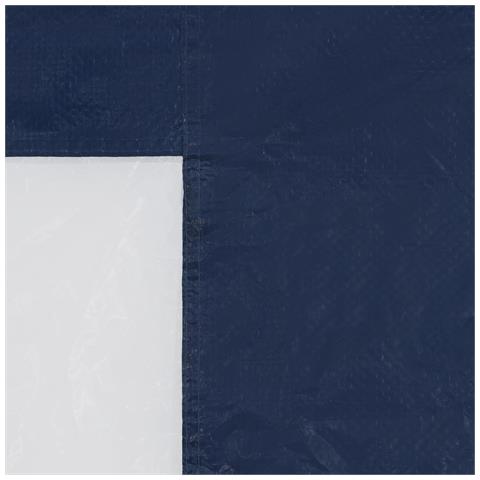 Parete Per Tendostruttura 2 Pz Con Finestra In Pe Blu - Foto 2