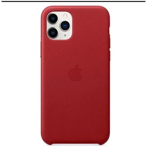 Custodia in Pelle (per iPhone 11 Pro) - Rosso - Foto 1