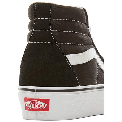 Sneakers Donna Vans Premium Vn0a3tkn6bt1 - Sk8-hi Platform Black / white - Foto 6