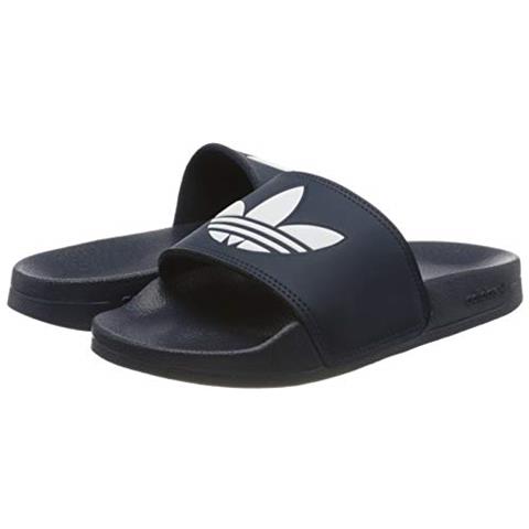 Adilette Lite, Scarpe Da Ginnastica Uomo, Bleu Marine / blanc / bleu Marine, 39 Eu - Foto 5