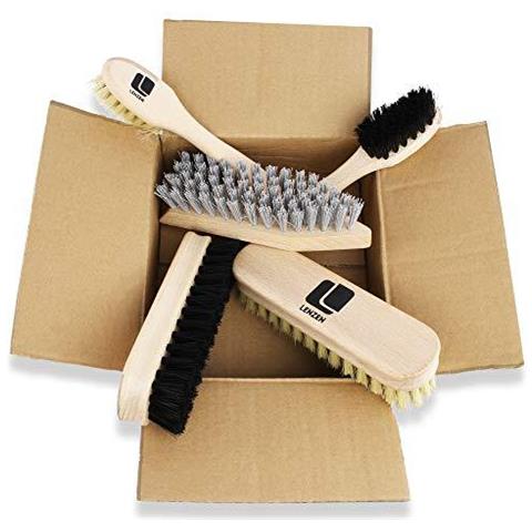 Scarpe Cleaning Kit 5 Pezzi Composti Da 2 Spazzole 2 Crema Spazzole E 1 Spazzola Di Pulizia - Foto 2