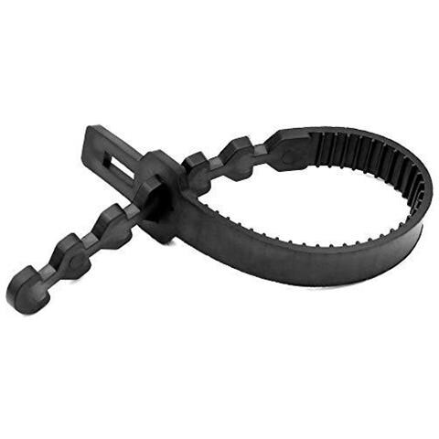 5 Pc 325 Cm Black Tree Cravatte Cinghie Supporta Heavy Duty Arbusto Lacci Regolabili Interblocco Giardino Di Cravatte Per Tree Piante Support - Foto 1