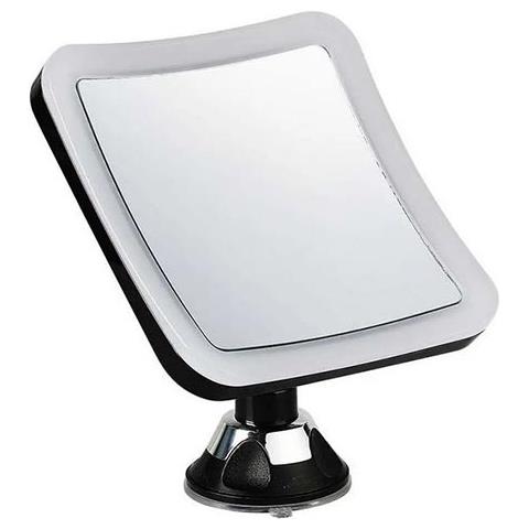 V-tac Vt-7573 Lampada Specchio Ingrandimento 10x Con Luce Led Integrata 3,2w Bianco Freddo 6400k Orientabile Con Ventosa Di Fissaggio Colore Nero - Sku 6630 - Foto 1