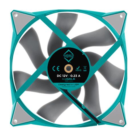 Icegale Case Per Computer Ventilatore 14 Cm Colore Foglia Di Tè 1 Pz - Foto 3