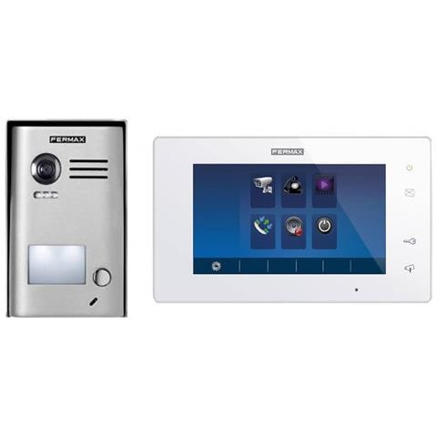 Kit Videocitofono Automatico 1 Campanello Way 7' 1401 257x234x155 Mm Zamak - Foto 1
