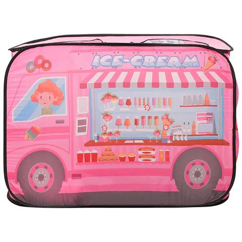 Tenda Da Gioco Per Bambini Rosa Con 250 Palline 70x112x70 Cm - Foto 2