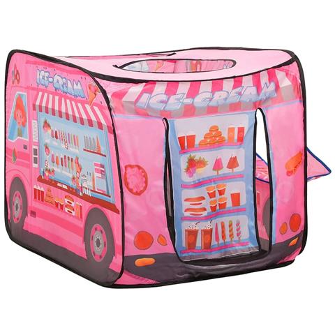 Tenda Da Gioco Per Bambini Rosa Con 250 Palline 70x112x70 Cm - Foto 10