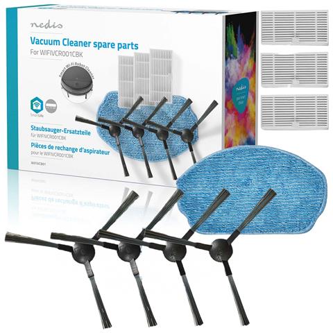 Ricambio Per Robot Aspirapolvere Wifivcr001cbk 3 Filtri 4 Spazzole 1 Mocio - Foto 1