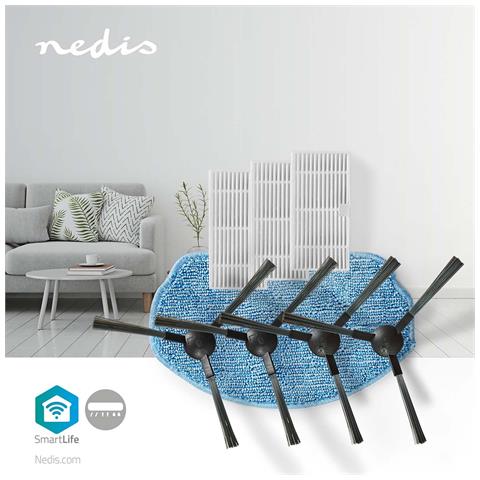 Ricambio Per Robot Aspirapolvere Wifivcr001cbk 3 Filtri 4 Spazzole 1 Mocio - Foto 3