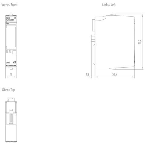 6es7132-6gd51-0ba0 Adattatore E Invertitore Interno Multicolore - Foto 2