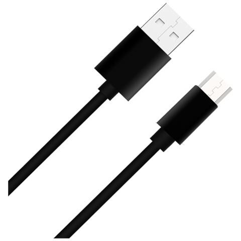 Cavo Usb A/micro Usb 1 M - 2,1 A, Nero - Foto 1