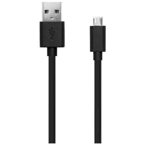 Cavo Usb A/micro Usb 1 M - 2,1 A, Nero - Foto 2
