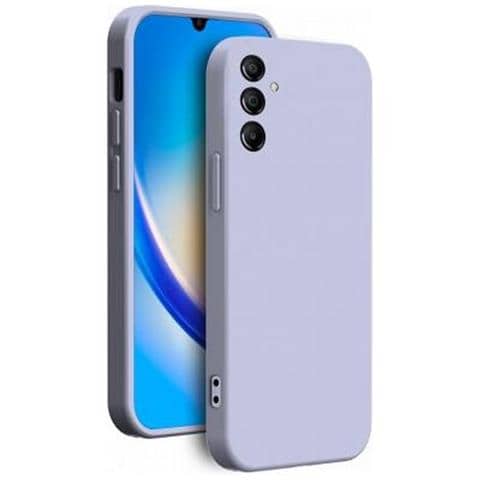 Cover Silicone Per Samsung A34 5g Con Cordino Da Polso Abbinato, Lavanda - Foto 1