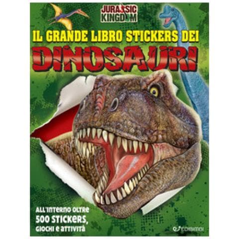 Manlio Francia - Dinosauri. Il Grande Libro Stickers. Ediz. Illustrata - Foto 1