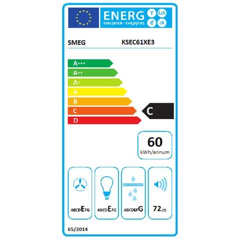 Cappa Incasso KSEC61XE3 Aspirante e Filtrante Colore Nero /Acciaio Inox - Foto 3