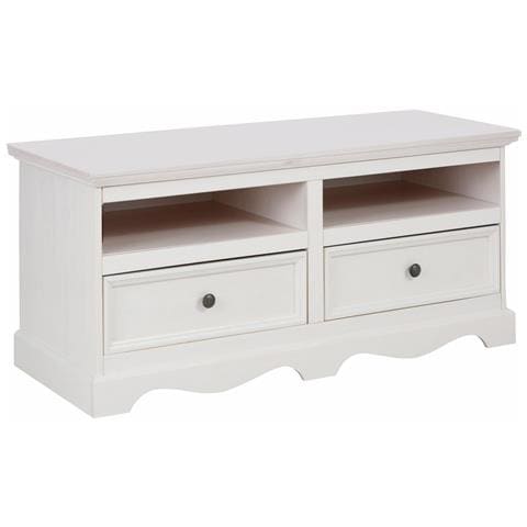 Melissa Credenza Con 2 Cassetti In Pino Bianco - Foto 1