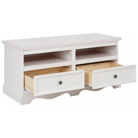 Melissa Credenza Con 2 Cassetti In Pino Bianco - Foto 2