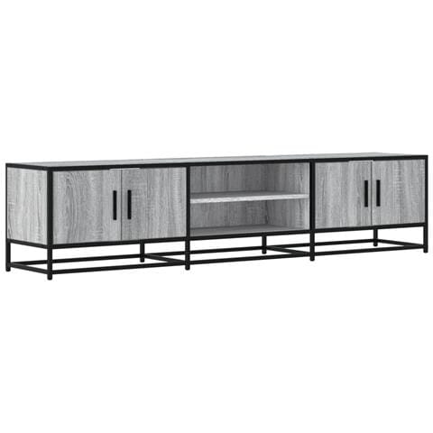 Mobile Porta Tv Grigio Sonoma 180x35x41 Cm In Truciolato - Foto 2