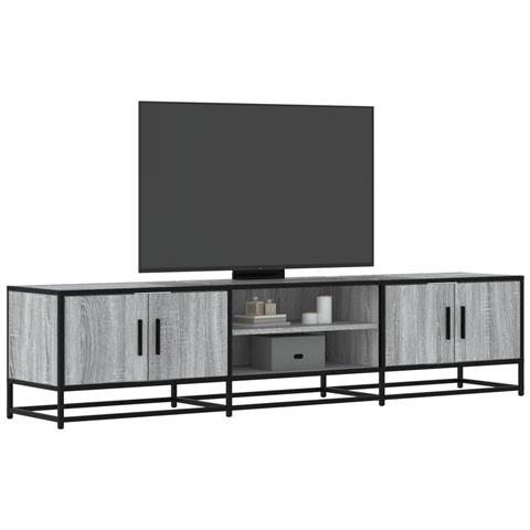 Mobile Porta Tv Grigio Sonoma 180x35x41 Cm In Truciolato - Foto 1