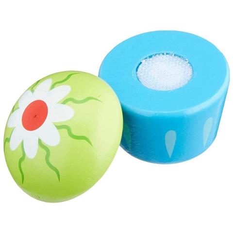 Set 4 Dolcetti Cup Cake in Legno Giocattolo Bambini Crea Cucina il tuo Cupcake - Foto 4