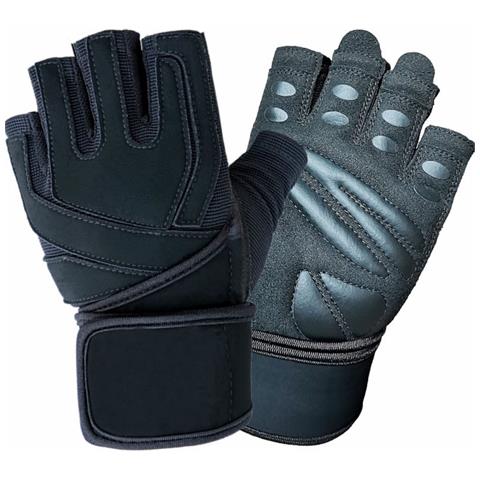 Guanti Da Palestra Protettivi - Guanti Traspiranti Con Mezze Dita Per Il Sollevamento Pesi M - Foto 5