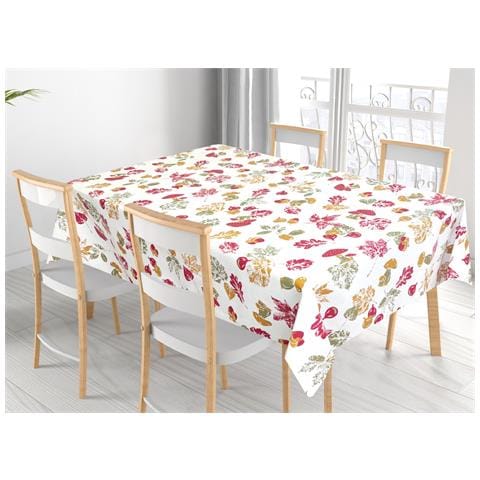 Tovaglia Per Salotto Cucina Tavolo 100% Cotone Made In Italy Bosco Rp 90x90 Bosco - Foto 1