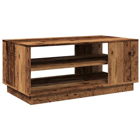 Tavolino Da Salotto Legno Antico 102x55x43 Cm Legno Multistrato - Foto 2