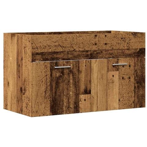 Mobile Da Bagno Legno Antico 80x38,5x46 Cm Legno Multistrato - Foto 2