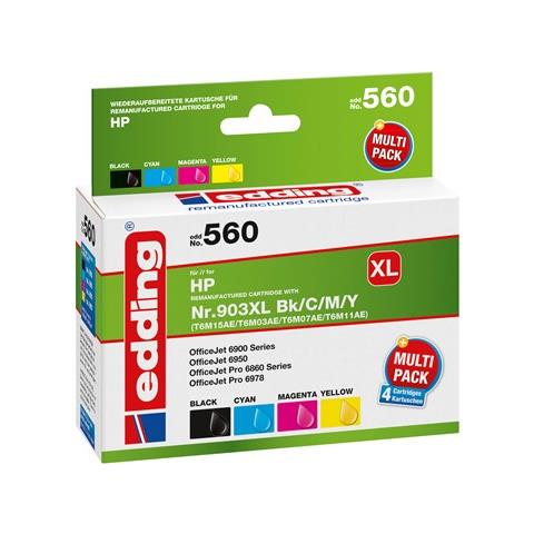 EDD-560 cartuccia d'inchiostro 4 pz Compatibile Nero, Ciano, Magenta, Giallo - Foto 1