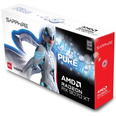 PURE Radeon RX 9070 XT AMD 16 GB GDDR6 - Foto 2