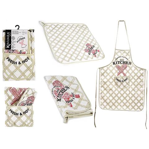 Set Di Grembiule + Strofinaccio Da Cucina. - Foto 2