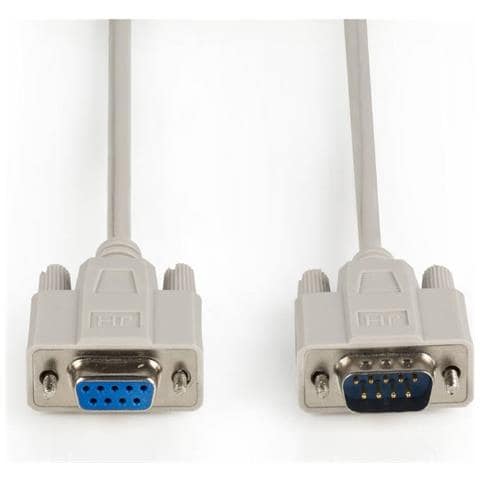 Cavo Seriale Sub-d 9p Maschio/d-sub 9 Pin Femmina 10m, Bianco - Foto 3