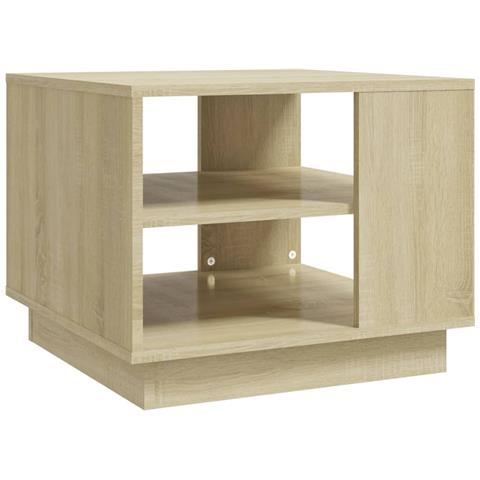 Lusso Casadino - Tavolino Da Salotto Rovere Sonoma 55x55x43 Cm In Truciolato - Foto 1