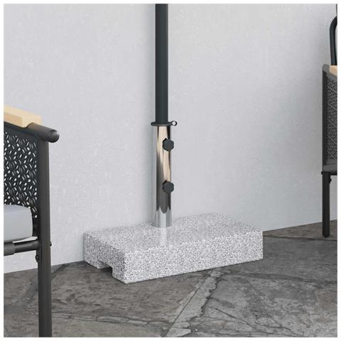 Lusso Casadino -  Base Per Parasole In Granito Rettangolare 25 Kg - Foto 9