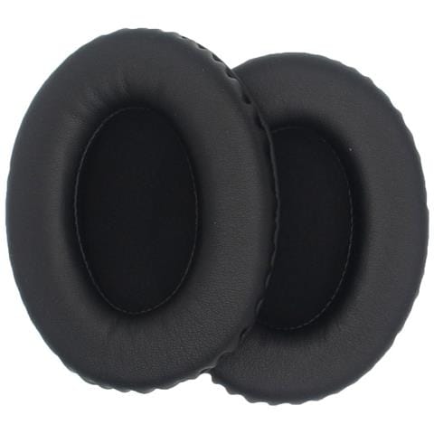 Cuscinetti Auricolari Ovali Premium In Pelle Proteica 90x70mm - Neri (confezione Da 2) - Foto 6