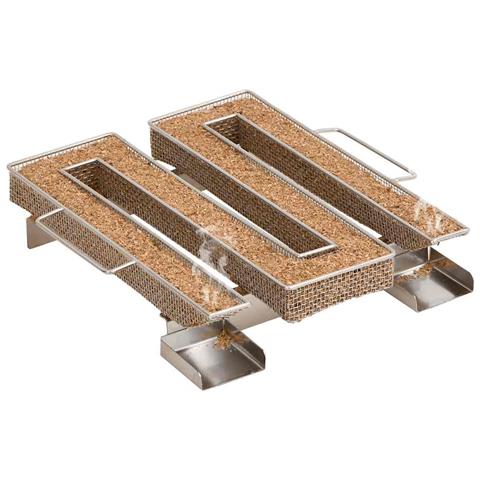 Generatore di Fumo Freddo 4 Lati 22,5 cm in Acciaio Inox - Foto 2