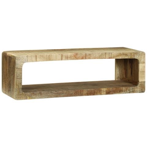 Armadio TV 80x30x25 cm Legno massello di mango grezzo - Foto 2