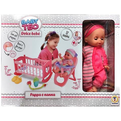 Baby Teo Set Bebe Con Culla - Foto 1