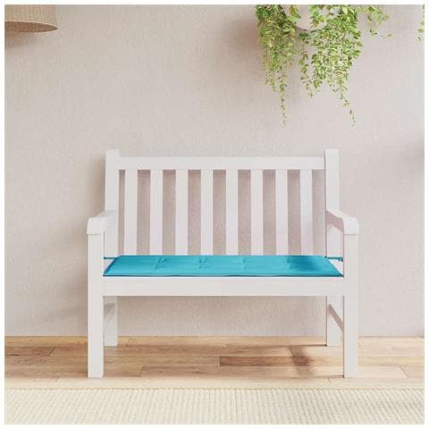 Cuscino per Panchina da Giardino Turchese 120 x 50 x 4 cm - Foto 2