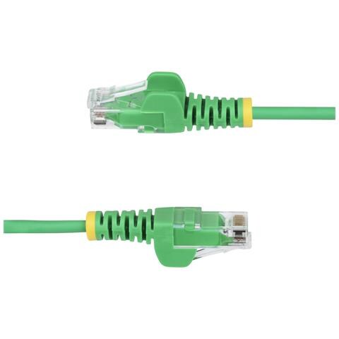Cavo Ethernet CAT6 Verde da 1,5m; Patch UTP con Plug RJ45 Antigroviglio e Rilievi di Trazione, Cavo Lan Slim in Rame Puro 28AWG, Sottoposto a test Fluke - Foto 2
